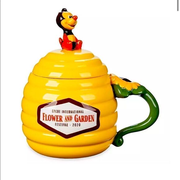 NEW 
Spike Mug with Lid – Epcot Flower & Garden - Picture 1 of 3